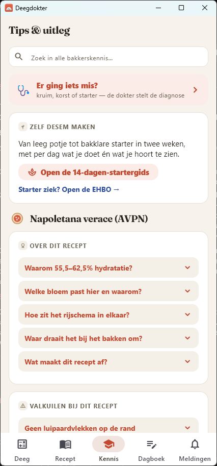 Deegdokter: de kennisbank met tips en uitleg per recept